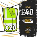 Uneek - Classic Hi-Vis Vest Bundle x 20