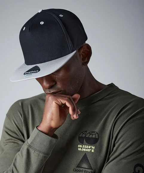 B610C-main-image Beechfield 5-Panel Contrast Snapback - Image 1