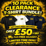 10 T-Shirt Clearance Bundle with Print – EcoMax Tees