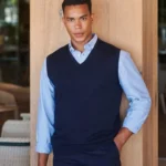 Henbury Sleeveless V-Neck Jumper