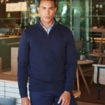 Henbury ¼ Zip Jumper