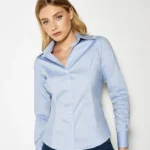 Women’s Corporate Oxford Blouse Long-Sleeved (Tailored Fit)