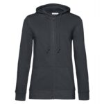 B&C Organic Zipped Hoodie / Women